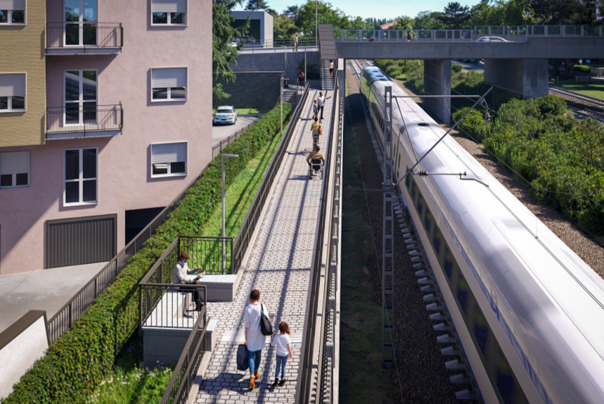 Annunciato il bando per la passerella pedonale a San Rocco