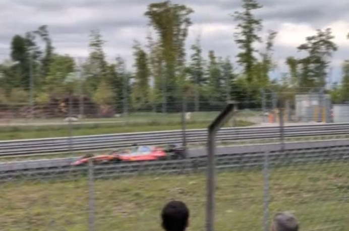 Ferrari in pista all’Autodromo di Monza