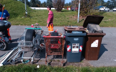 Intervento di pulizia straordinaria sul Canale Villoresi a Monza
