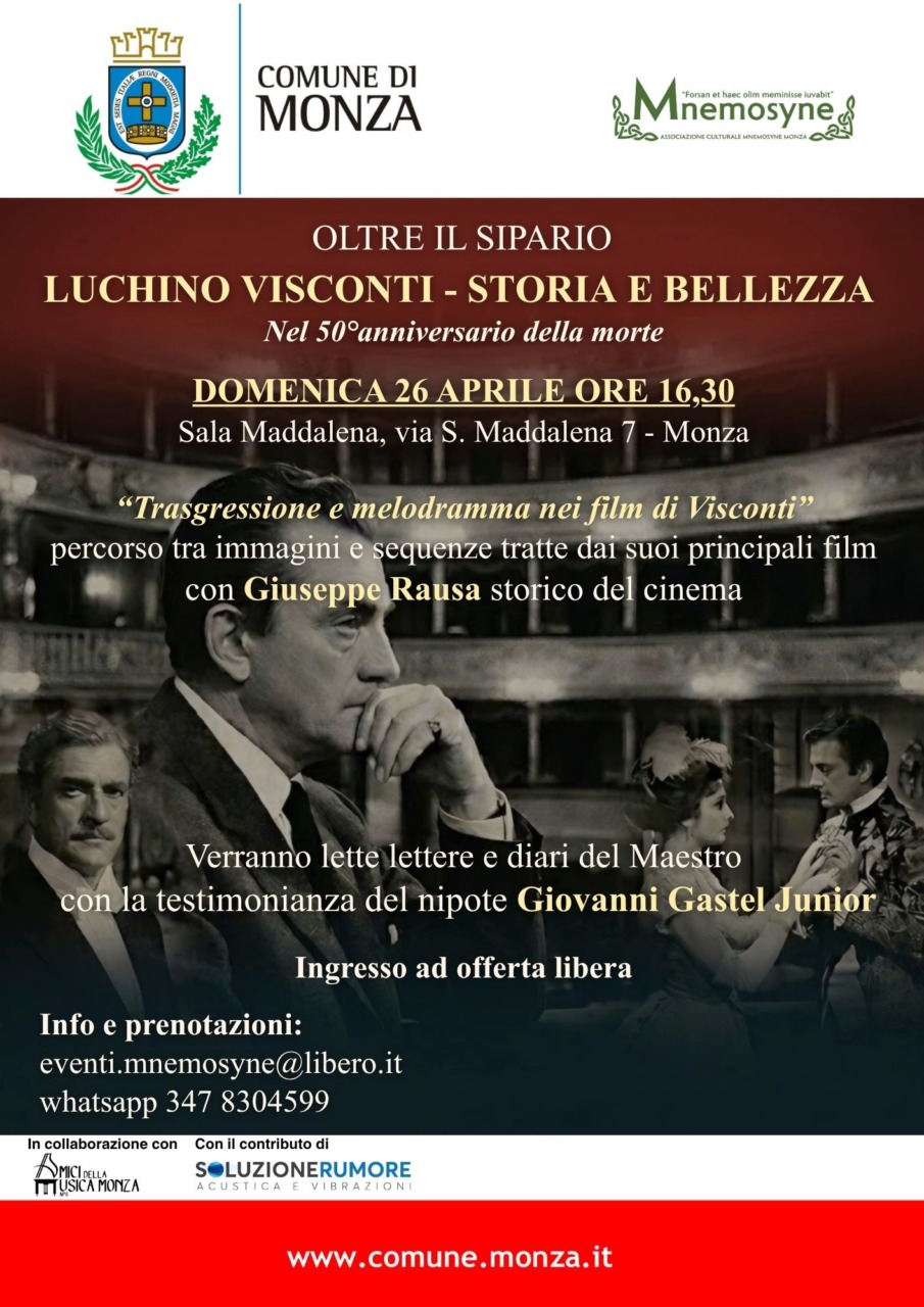 Monza ricorda Luchino Visconti