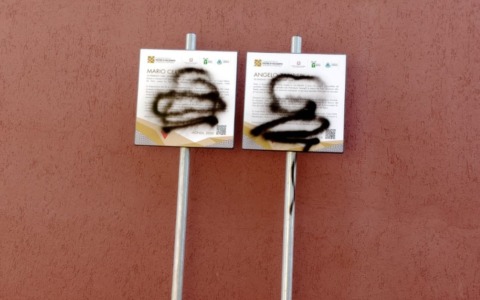 Vandalismo contro la memoria storica a Monza in vista del 25 aprile