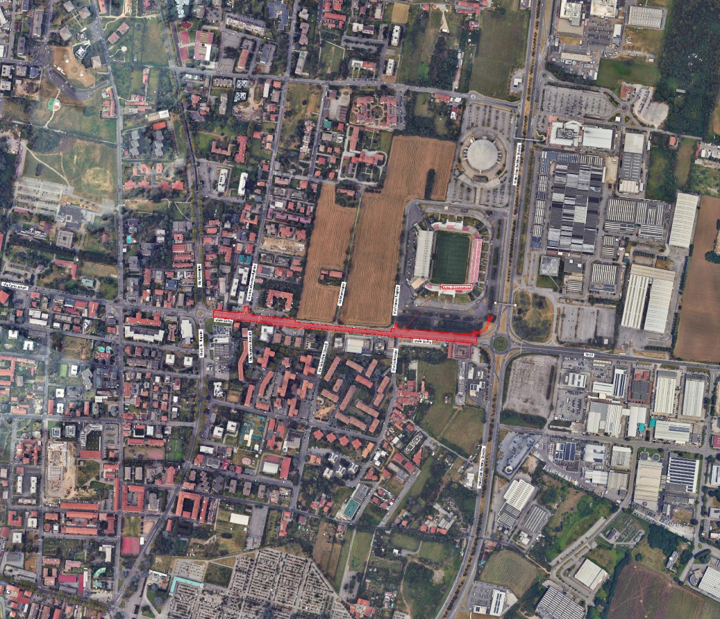 Approvato il prolungamento della ciclopedonale verso lo Stadio Brianteo