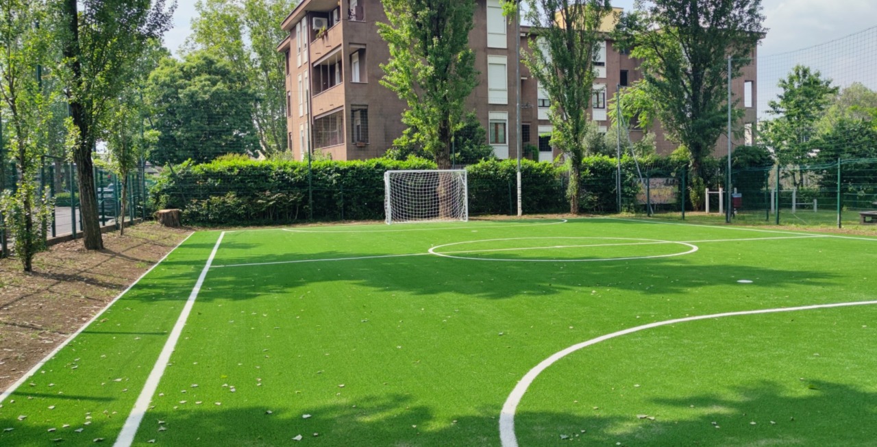 Inaugurato il nuovo campo da calcio al Giardino di via Luca della Robbia