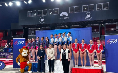 Lara Clerici e Aurora Marziani rappresentano la GAL Lissone in Francia