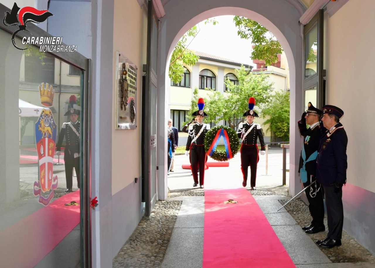 Il 212° anniversario di fondazione dell’Arma dei Carabinieri