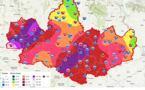 La Brianza colpita da intense precipitazioni in un solo giorno