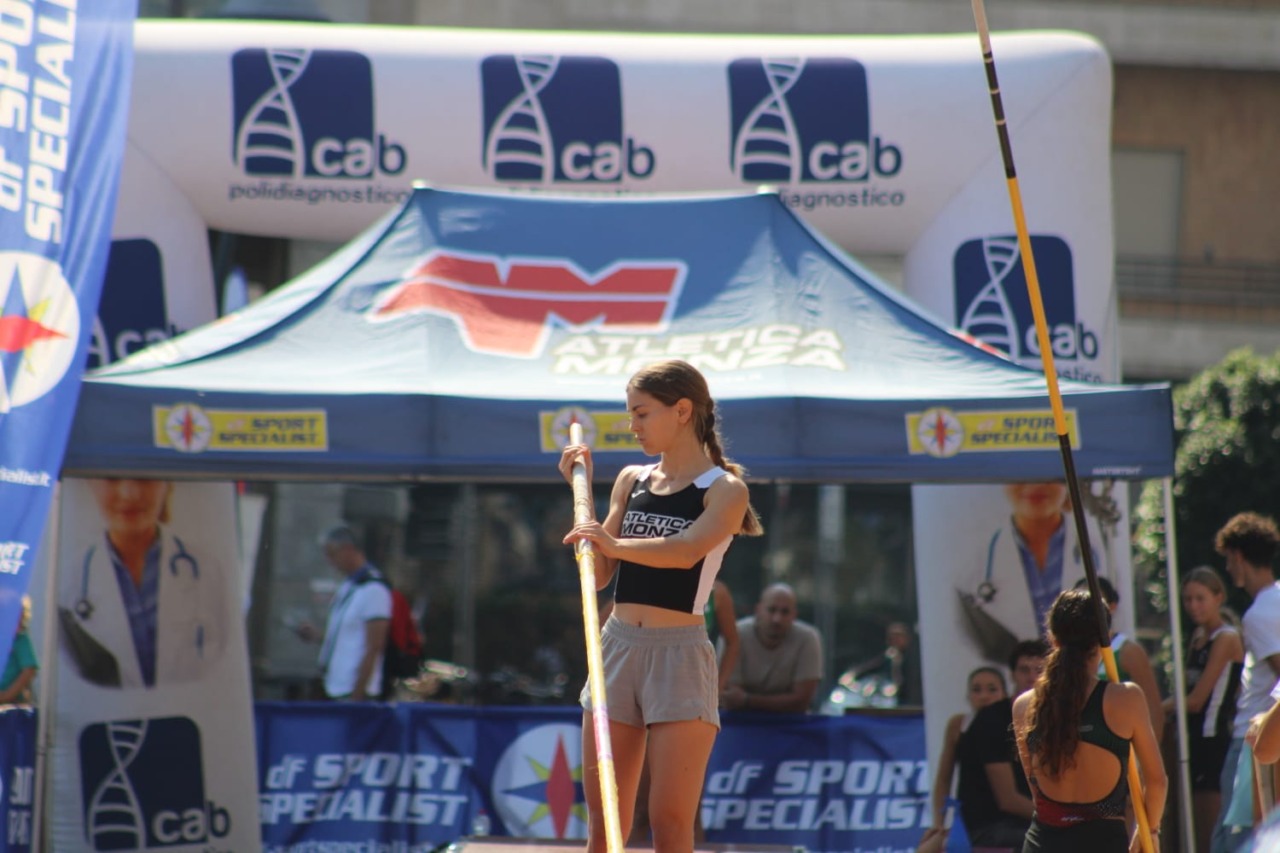 Cecilia e Luca in azione ai Campionati italiani Under 20