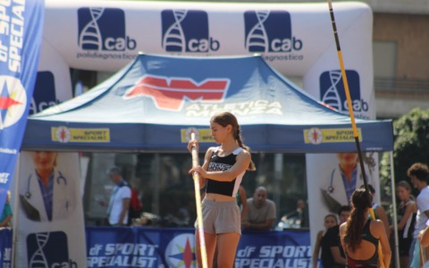 Cecilia e Luca in azione ai Campionati italiani Under 20
