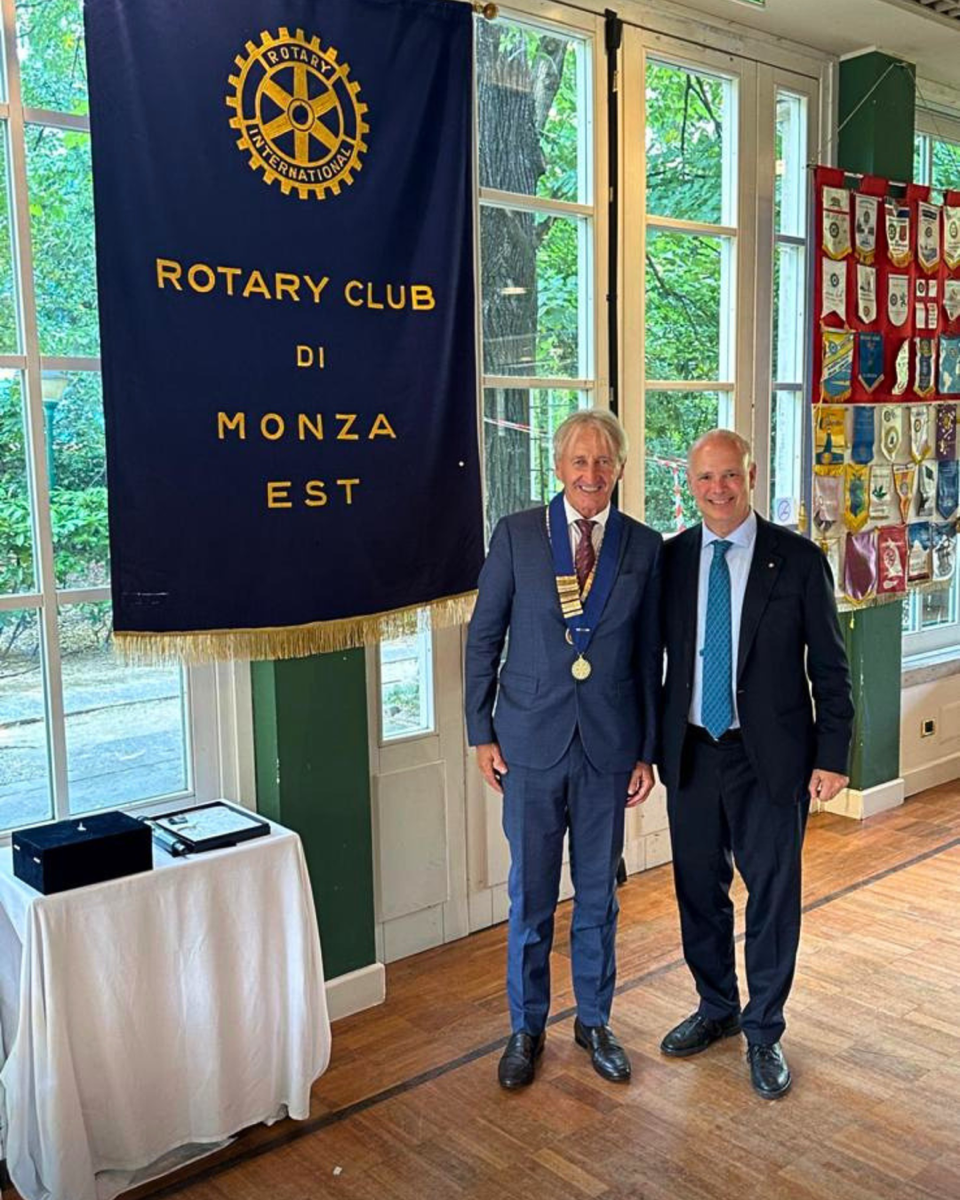 Giovanni Valtorta assume la presidenza del Rotary Club Monza Est