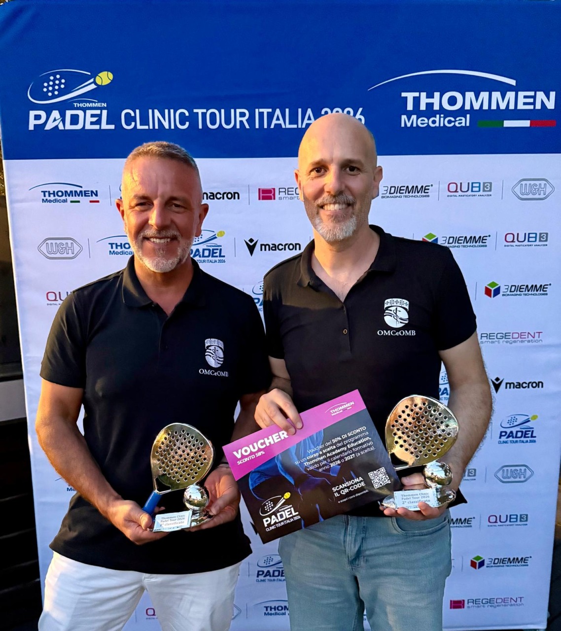 I medici brianzoli conquistano il secondo posto nel padel nazionale